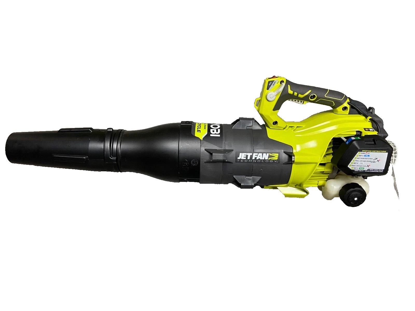 Ryobi RY25AXBVNM 160 MPH 520 CFM 25cc Gas Jet Fan Blower