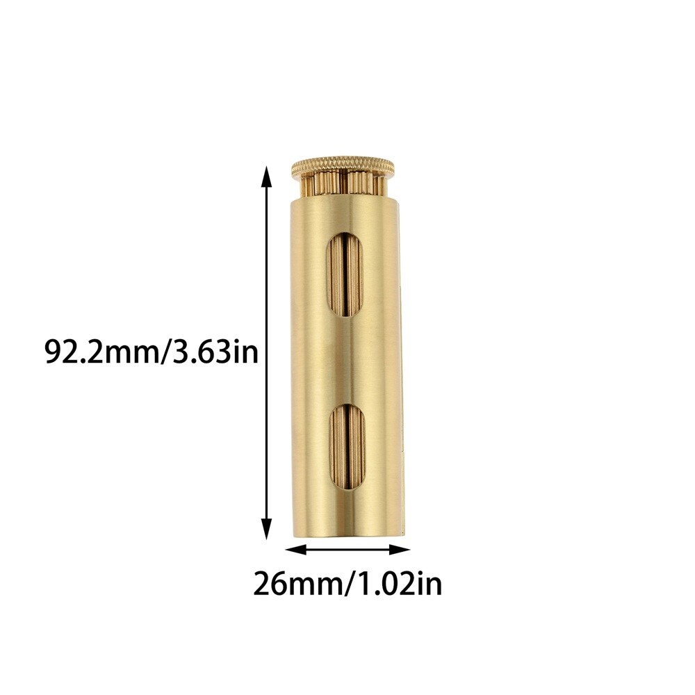 Cigarette Rolling Machine Gold Brass Manual Practical Roller Gift For Family