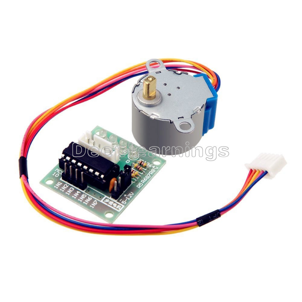 5 PCS 12V Stepper Motor 28BYJ-48 + Drive Test Module Board ULN2003 5Line 4 Phase