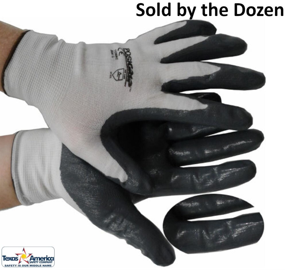 Nitrile Coated Flex Glove (Sold by Dozen)