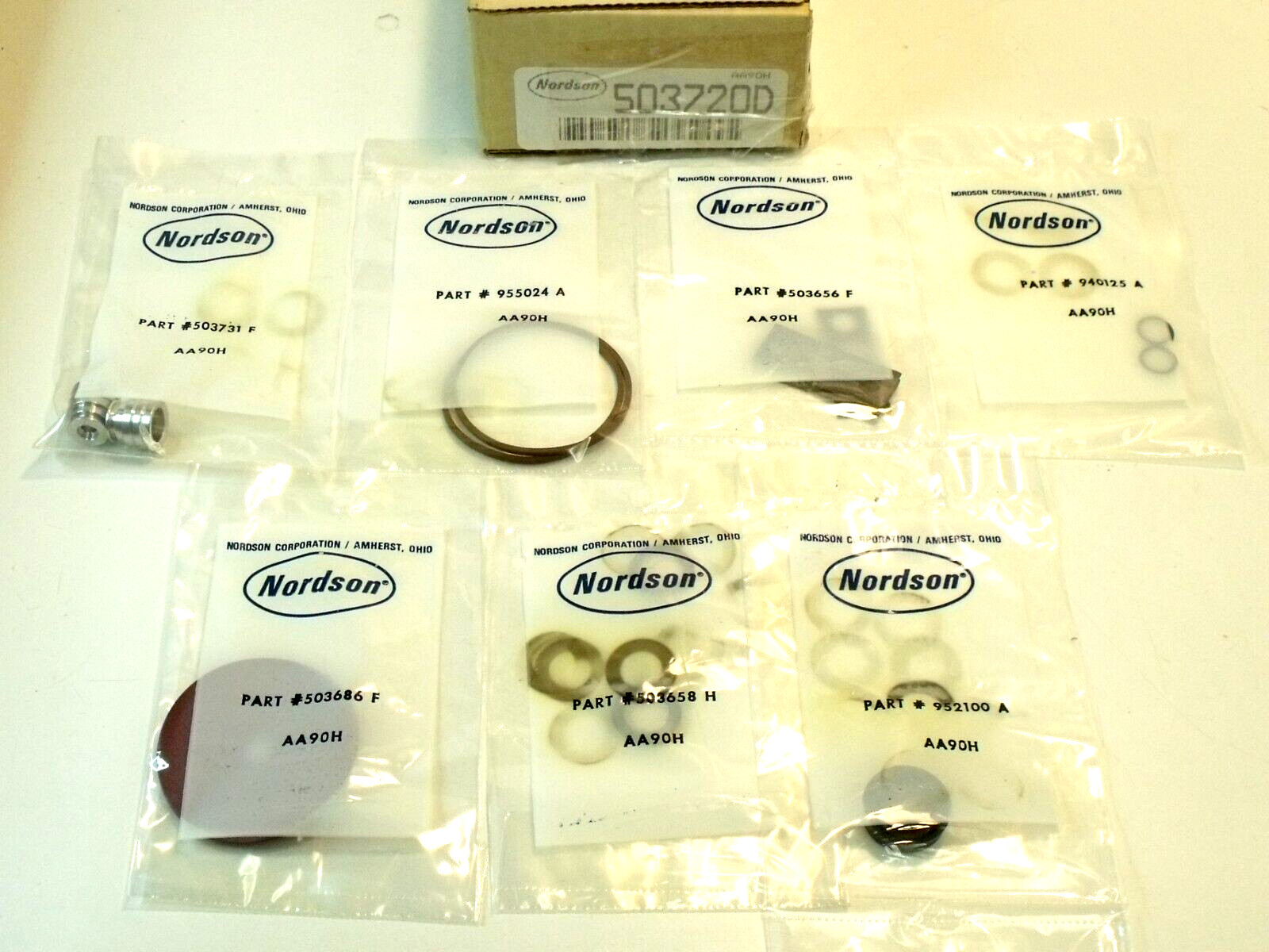 NIB Nordson 503720D Rebuild Kit:  See Description for Specifics