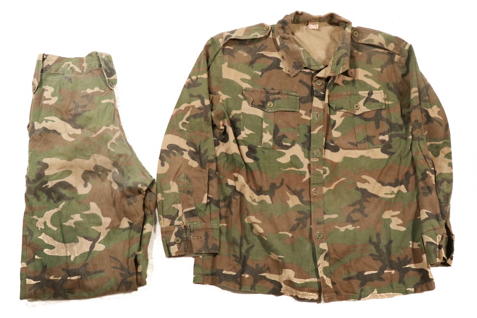 Original Desert Storm / OIF Iraq Bringback - Iraqi Popular Army Woodland Uniform
