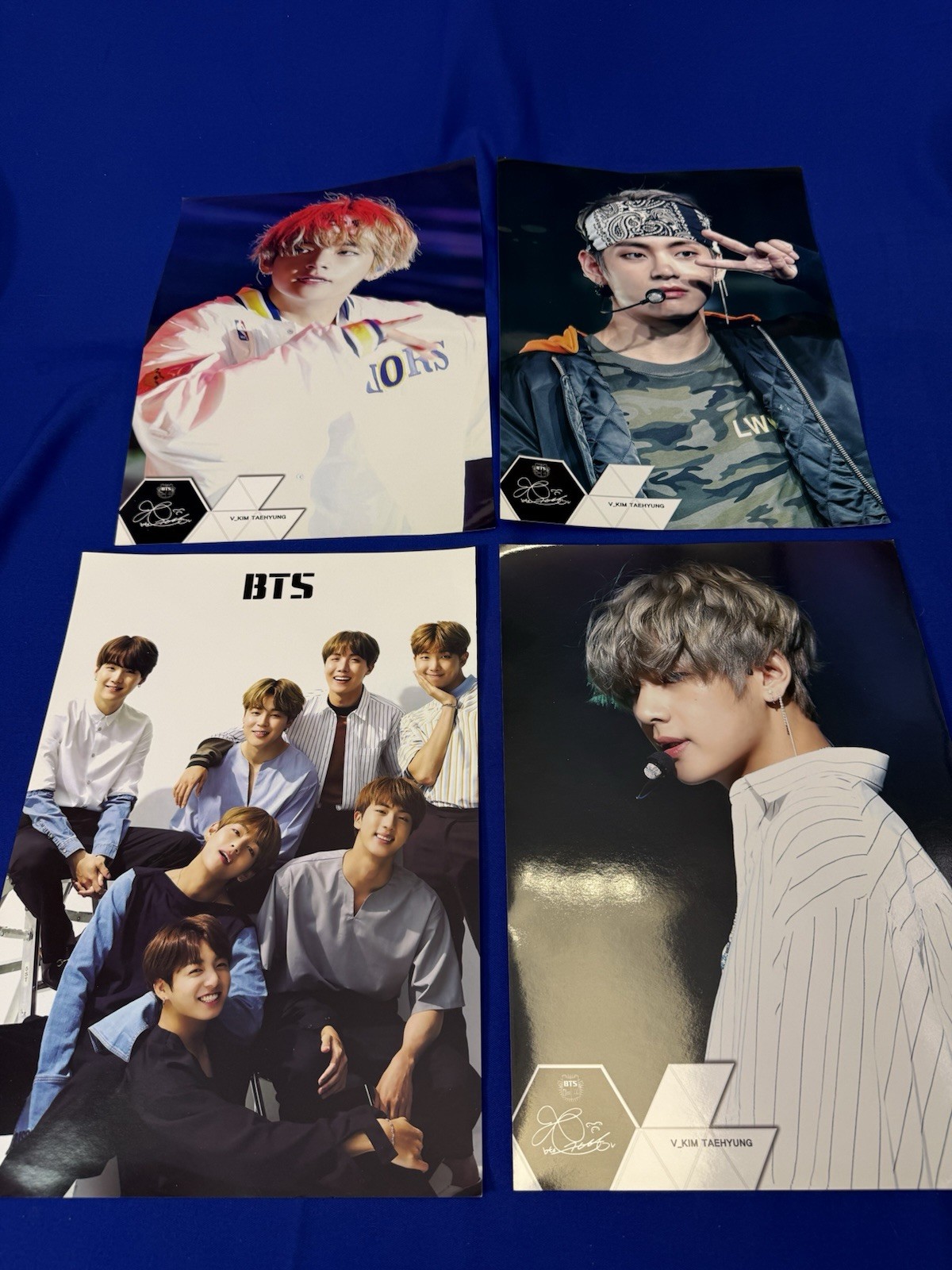 BTS Official Large Poster Lot 27 Glossy Prints V SUGA Group K-Pop