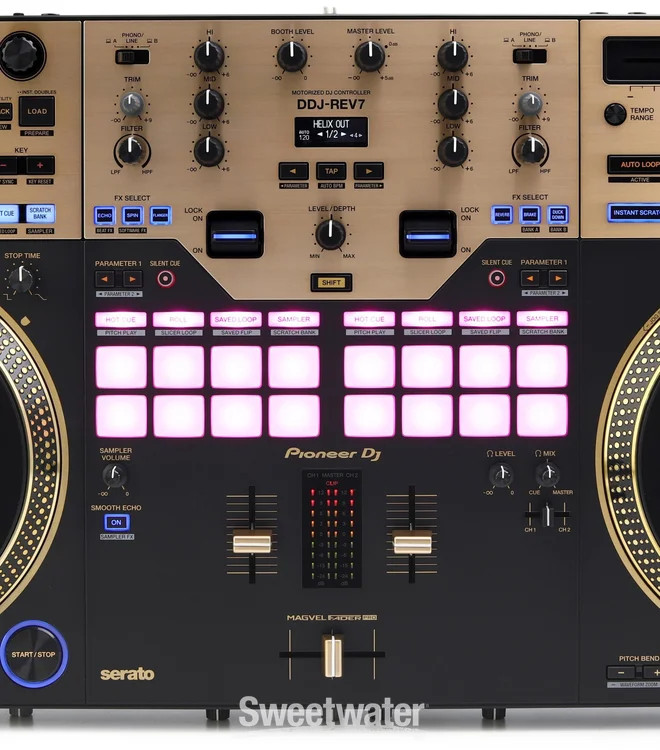 Pioneer DJ DDJ-REV7 2-deck Serato DJ Controller - Limited-edition Gold