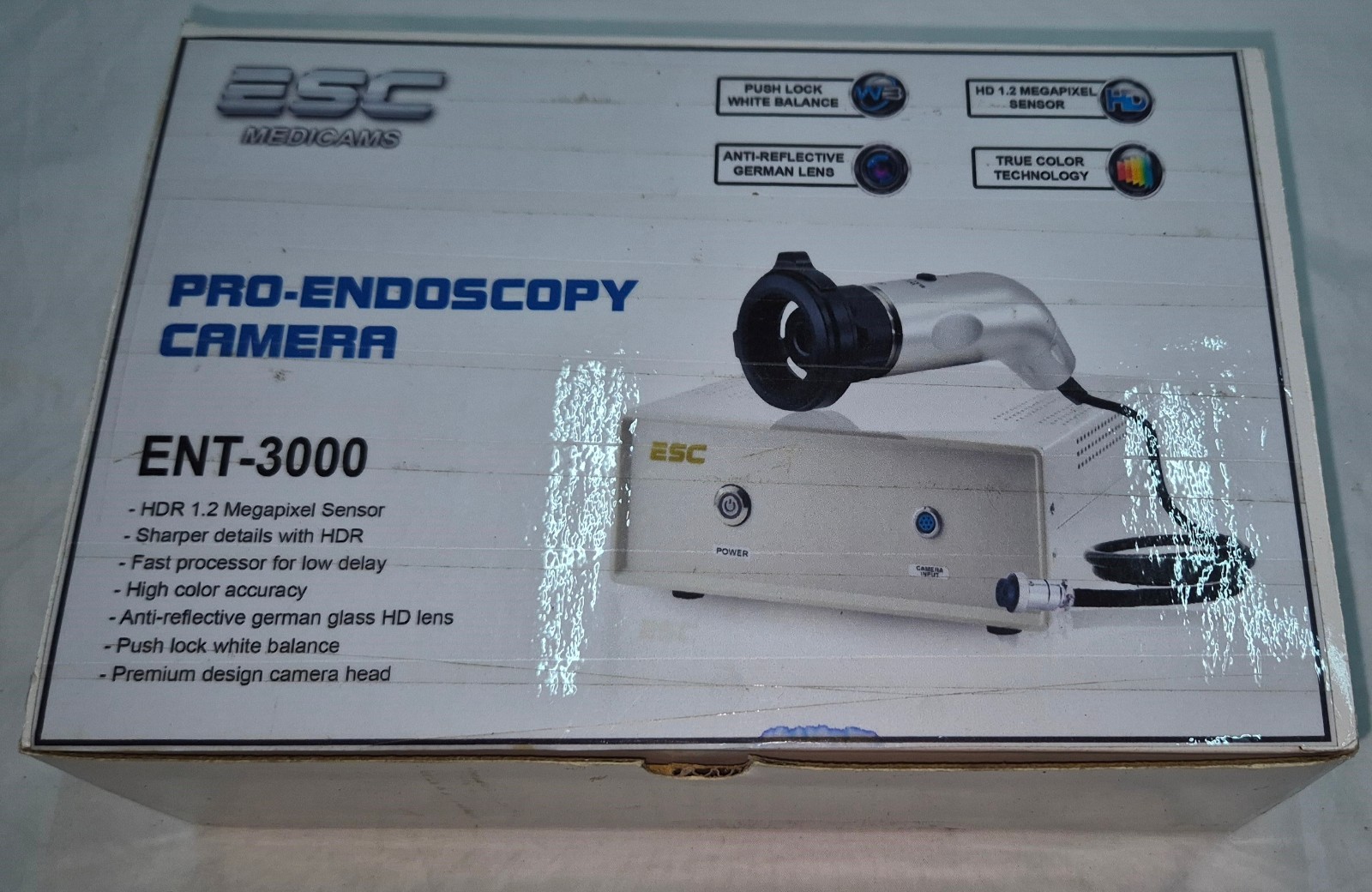 ESC Medicams Endoscope Camera Control Unit with ENT-3000 Camera