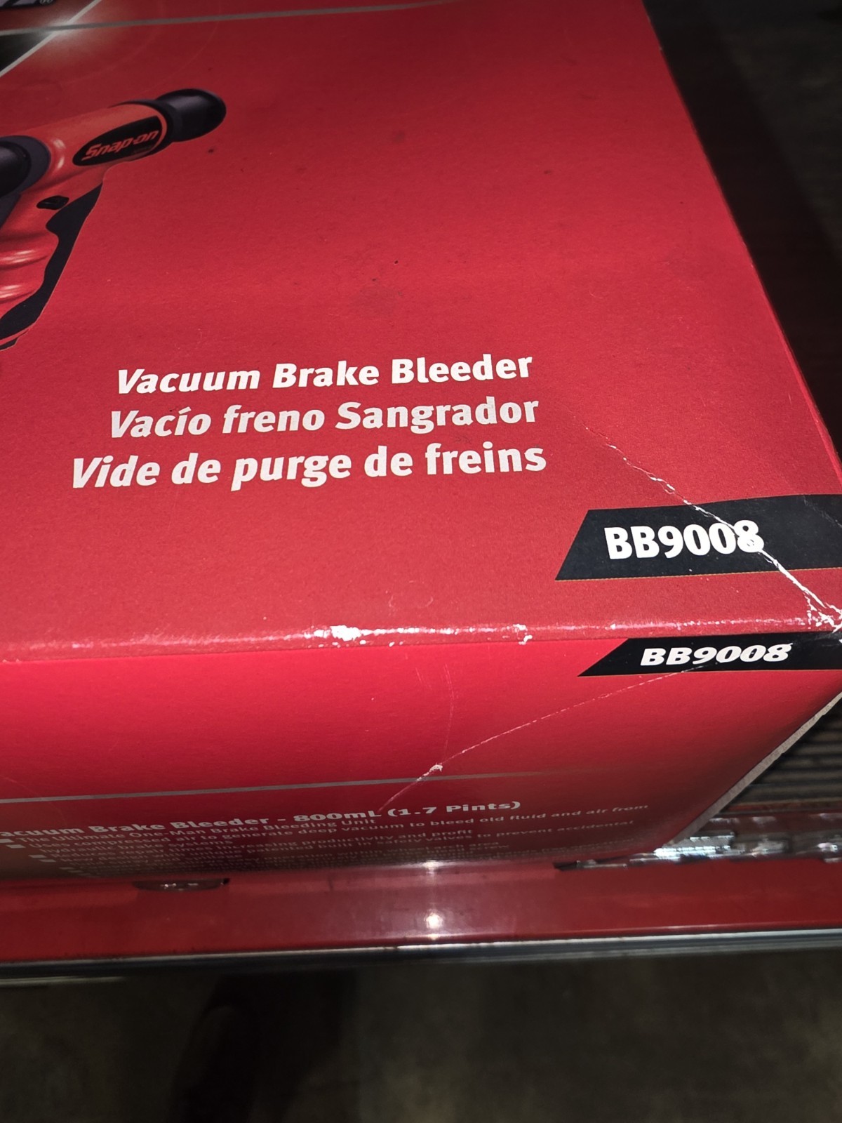 Snap On Vacuum Brake Line Bleeder