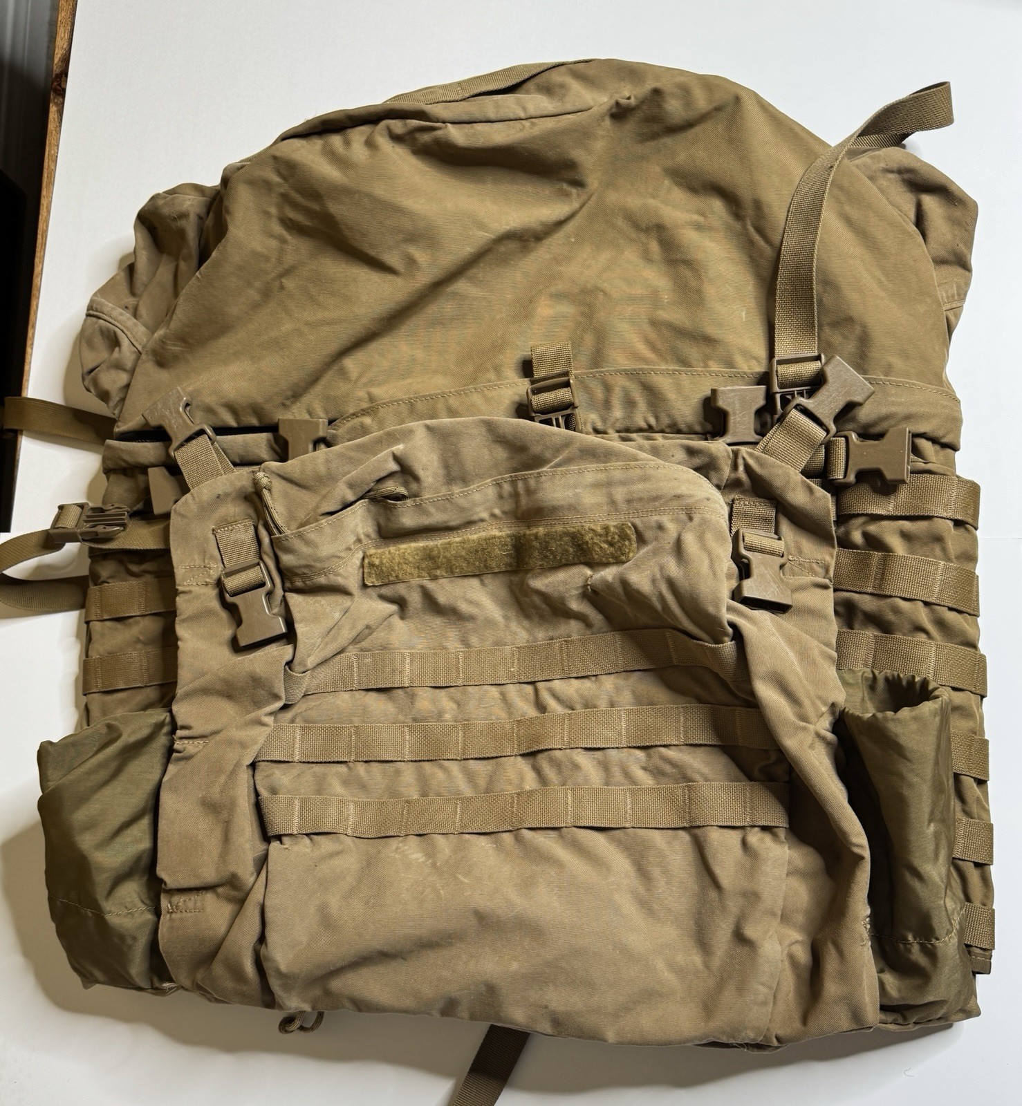 USMC FILBE Rucksack Field Pack Military Backpack Complete Coyote Brown Used
