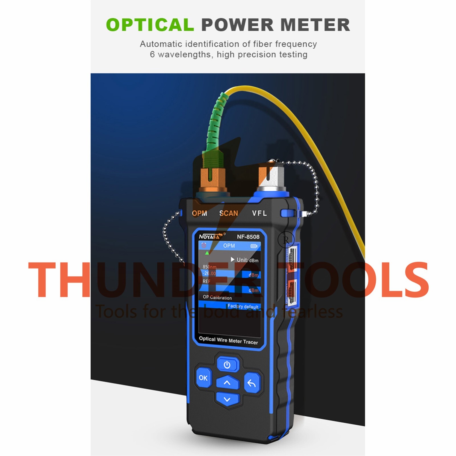 Thunder Tools NOYAFA Optical Wire Meter Tracer LCD Digital Network Cable