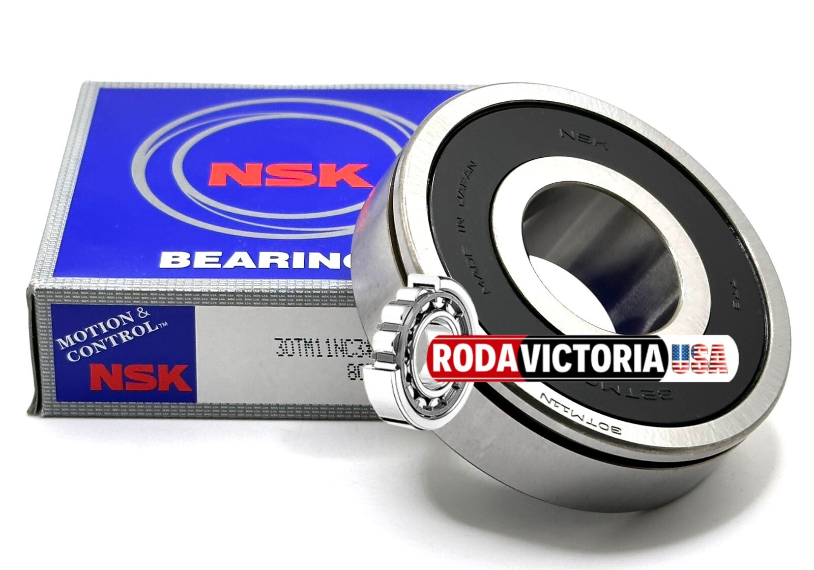 NSK 30TM11NRC3 BEARING FOR TOYOTA 90363-30059 30BCS36 SUBARU 30x75x21 +Snap Ring