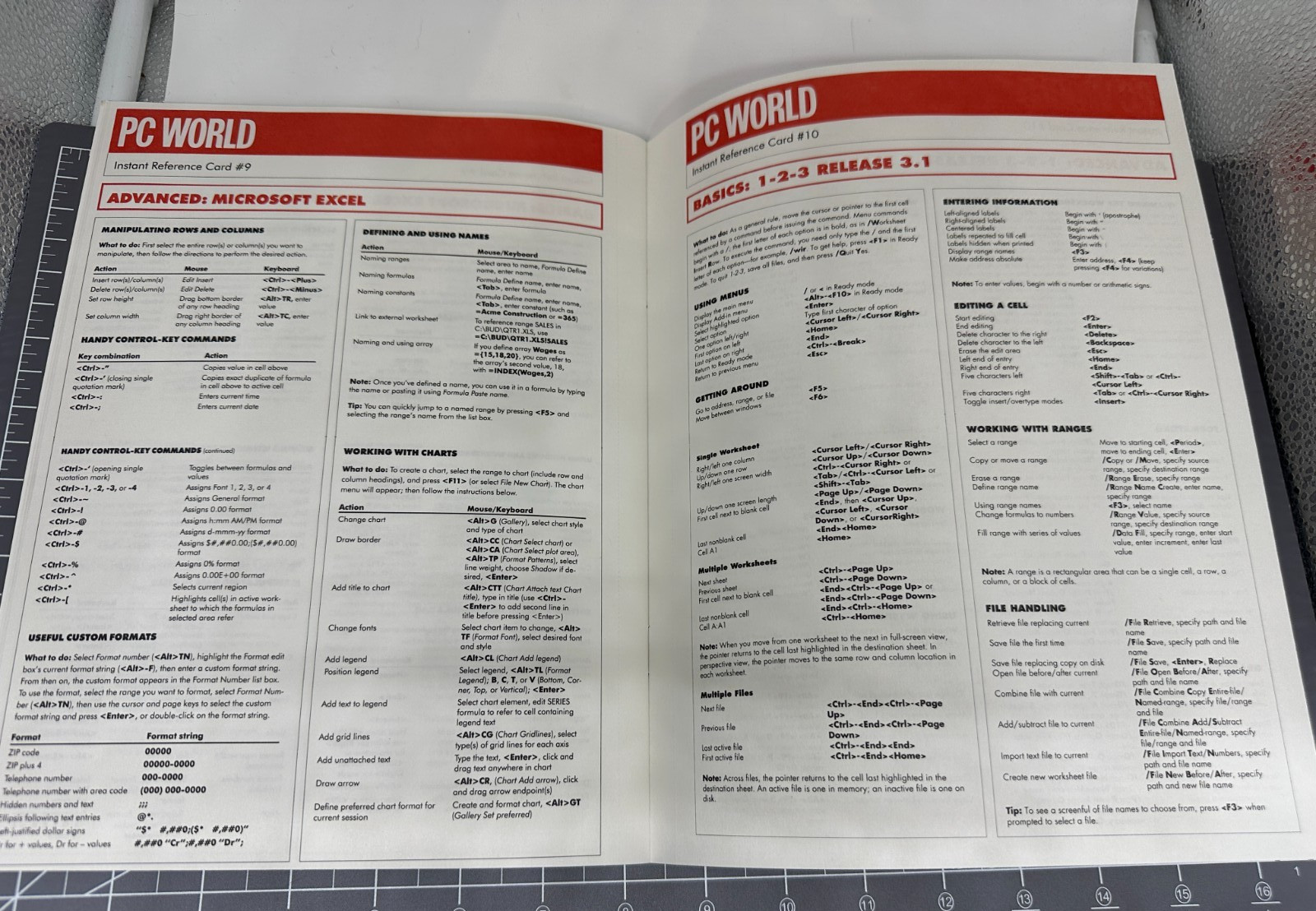 PC WORLD - Instant Reference Card Collection Booklet