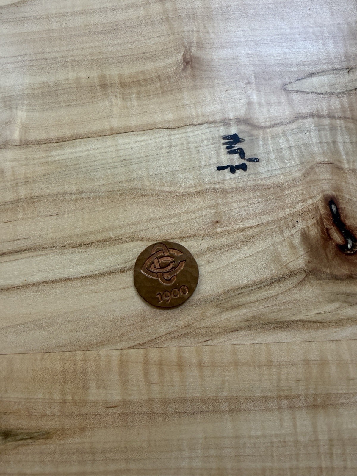 Country Club Of Charleston Golf Ball Marker Copper