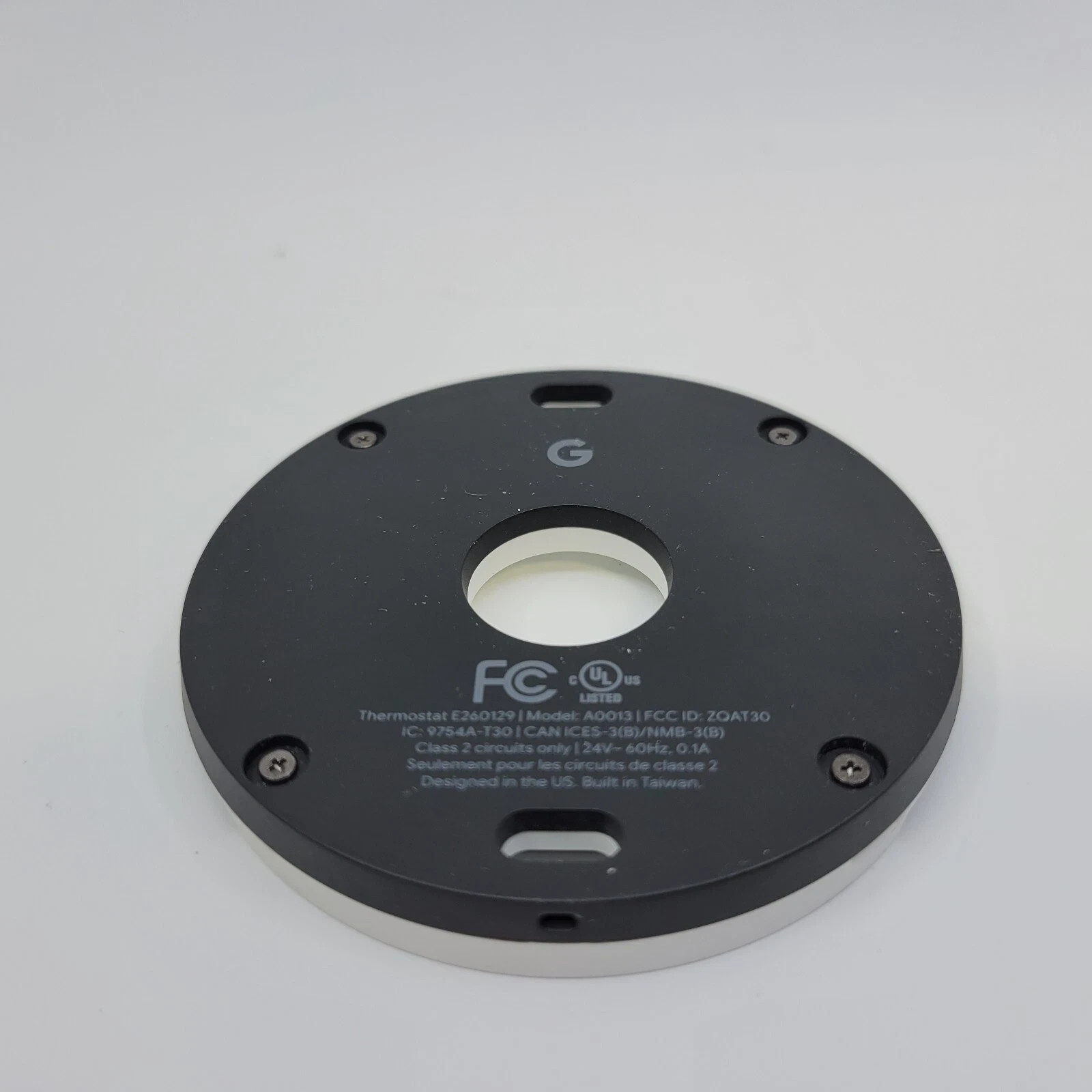 Google Nest 3rd Generation A0013 Programmable Thermostat Wiring BASE ONLY! [LN]™