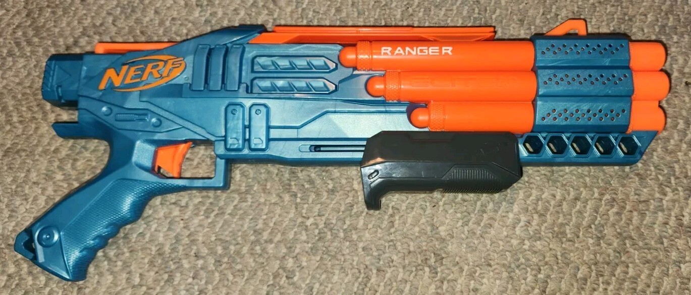 Nerf Ranger Elite 2.0 Dart Gun Playtime Blue Orange Hasbro