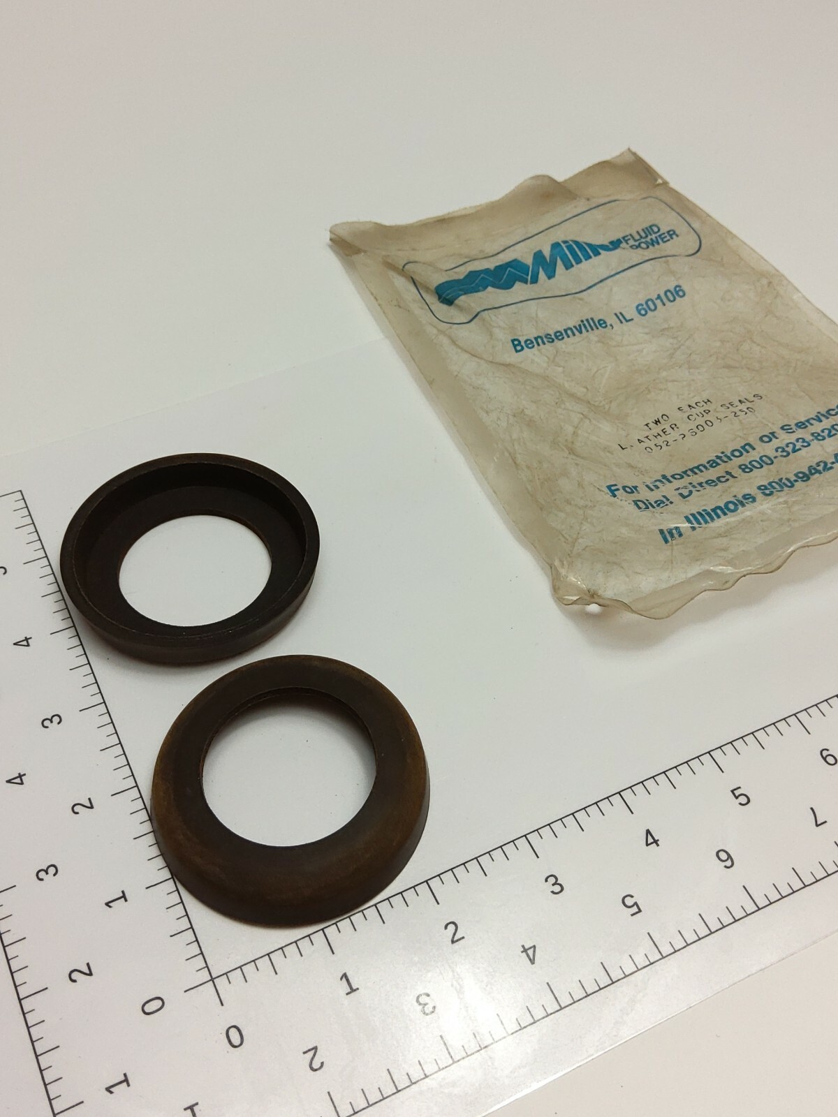 Miller Fluid Power 052-PS003-250 Leather Cup Seals
