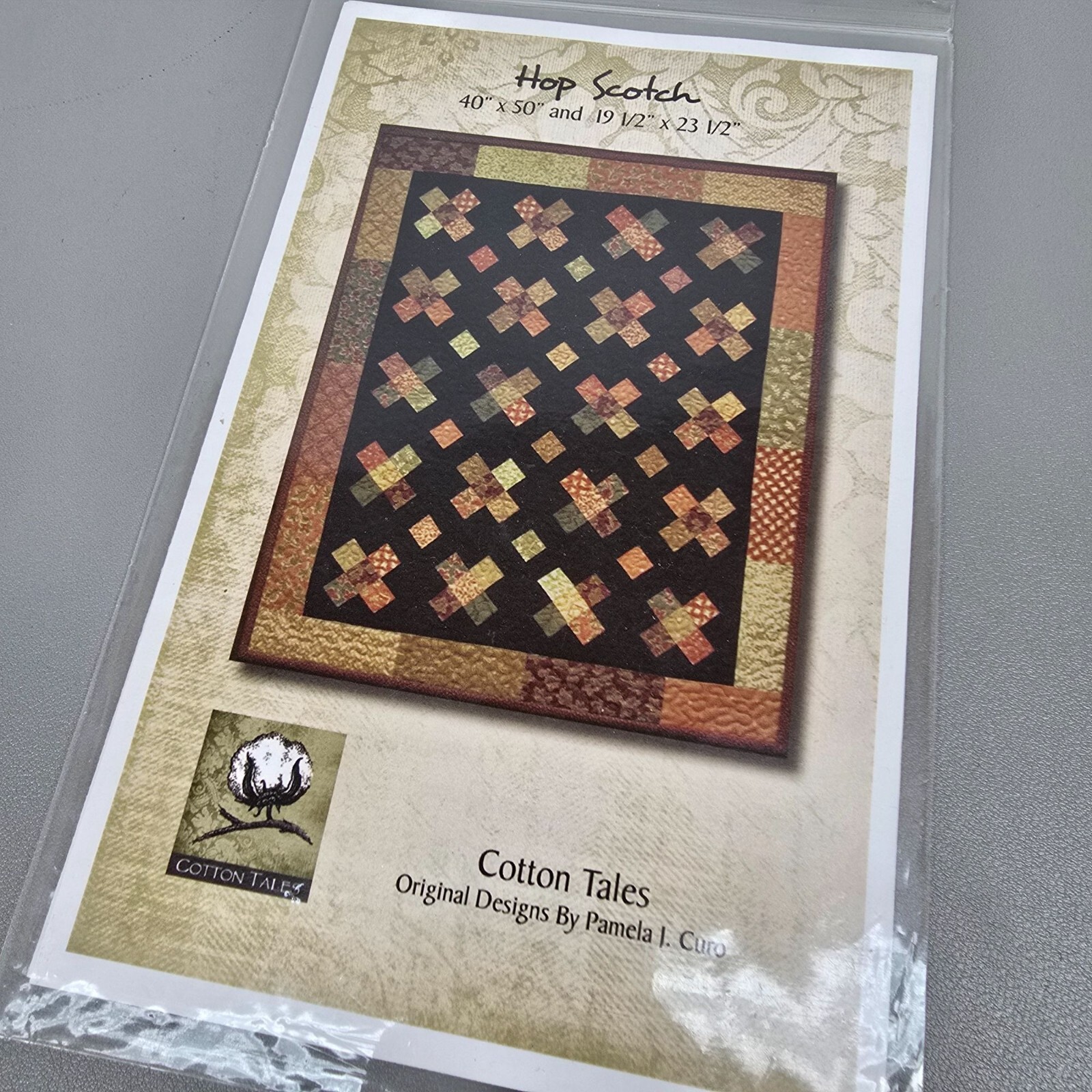 Hop Scotch Quilt Pattern Cotton Tales Original Instrution Book Pamela J. Curo