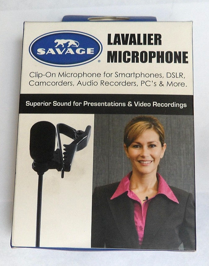 Savage Lavalier DSLR Clip-On Microphone