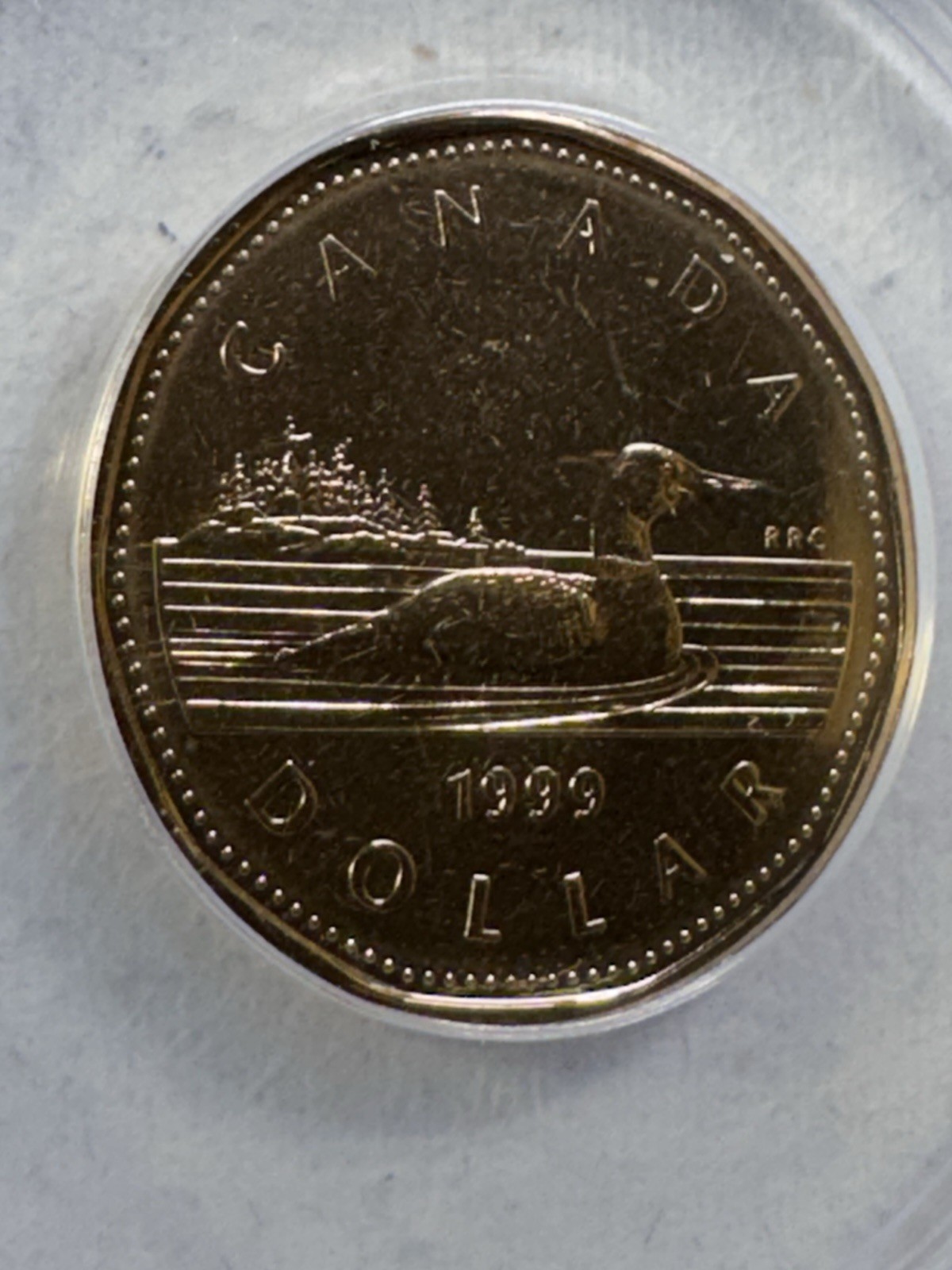 1999 Canada 1 Dollar Loonie Graded MS 67 by ANACS