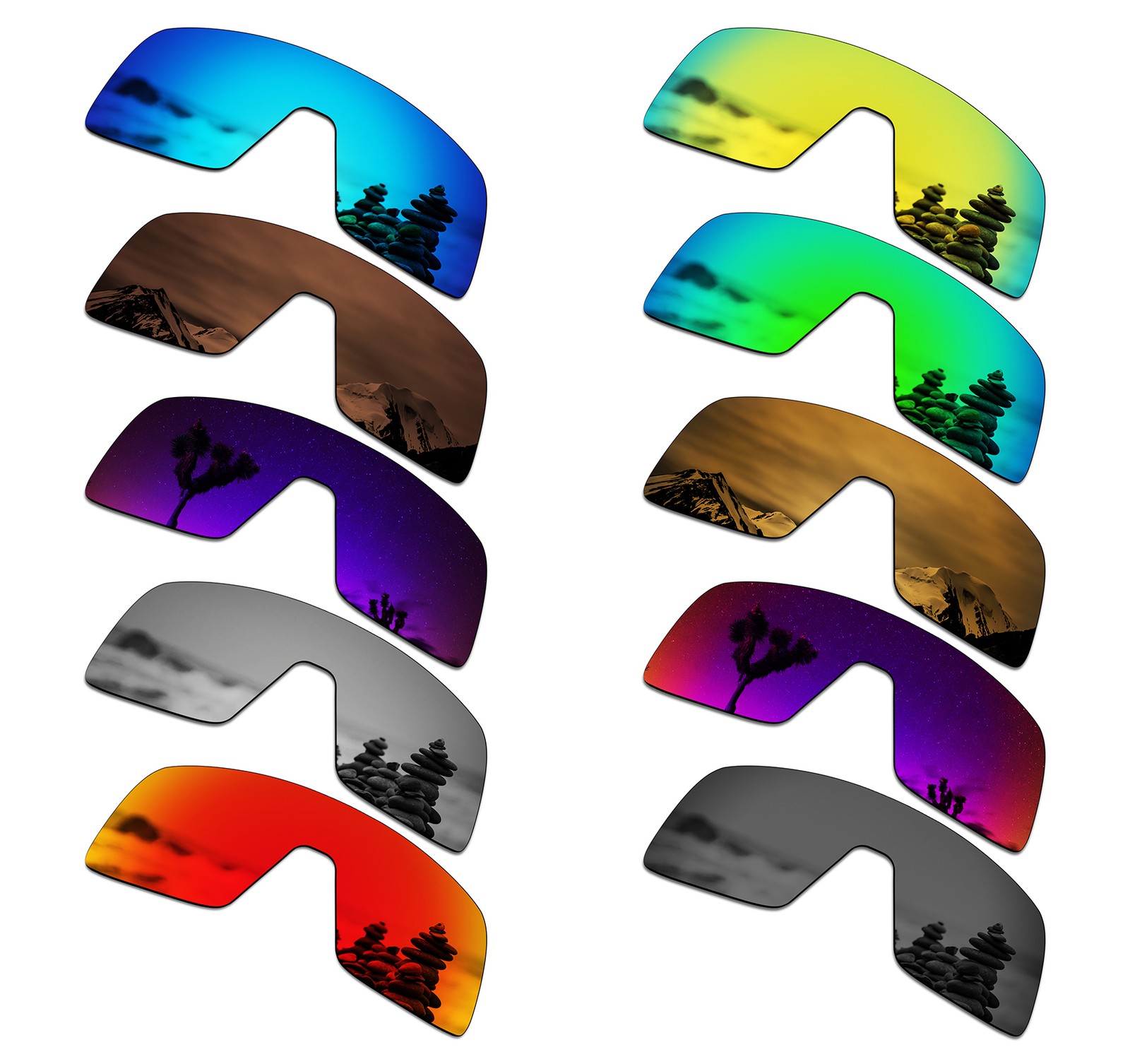 SmartVLT Polarized Replacement Lenses for-Oakley BXTR OO9280 Sunglasses- Options