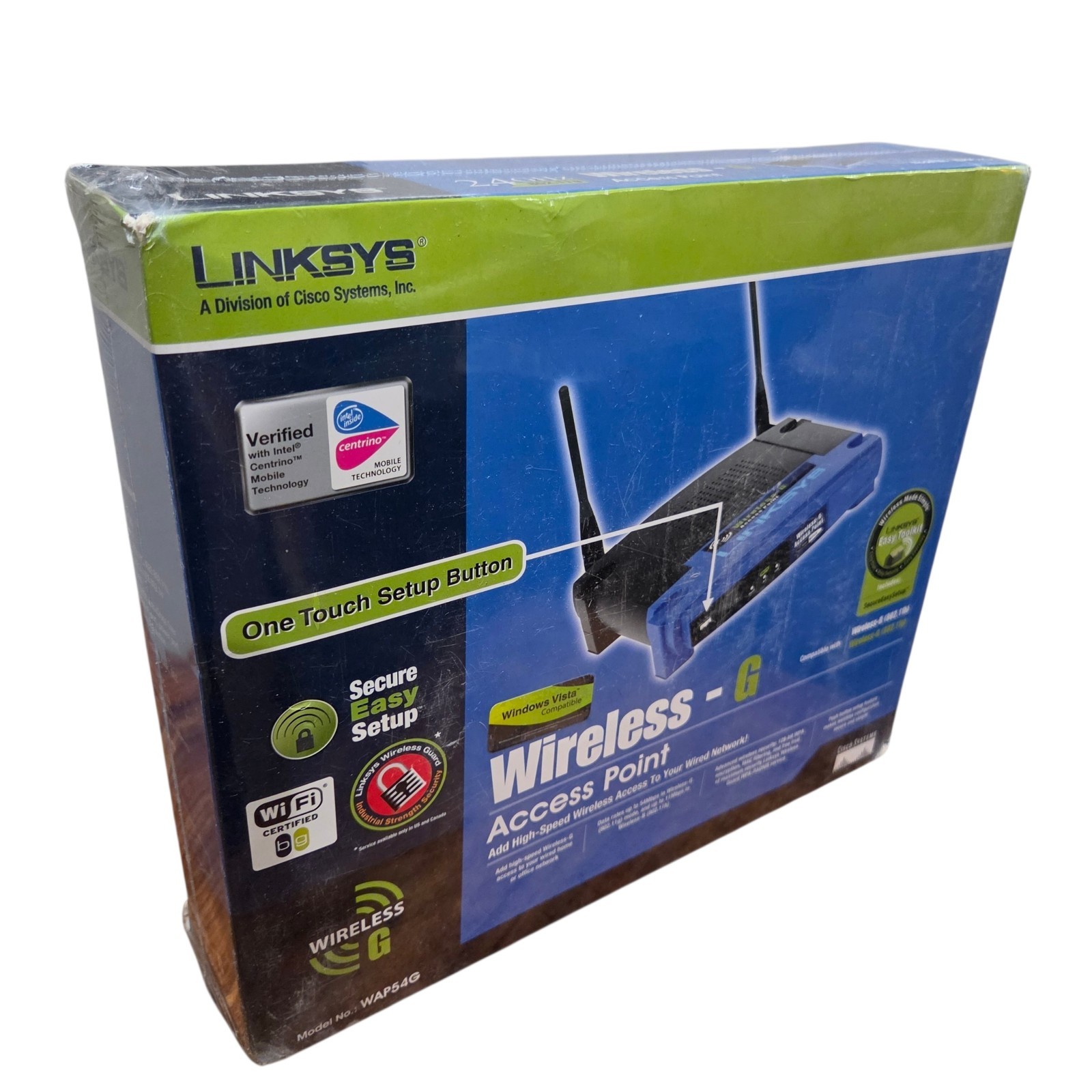 NEW SEALED - LINKSYS WIRELESS G ACCESS POINT WAP54G