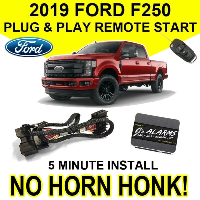 Remote Start Plug & Play No Horn Honk For 2019 Ford F-250 F250 Super Duty FO2N