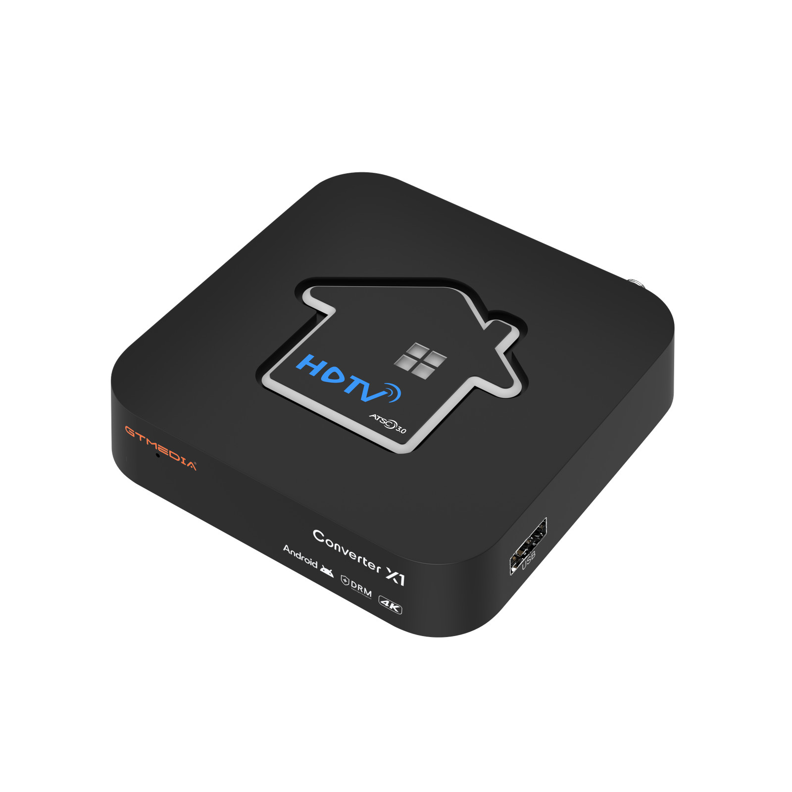 4K UHD ATSC 3.0 Certified DRM Free Channel TV Tuner Smart Android TV Box Player