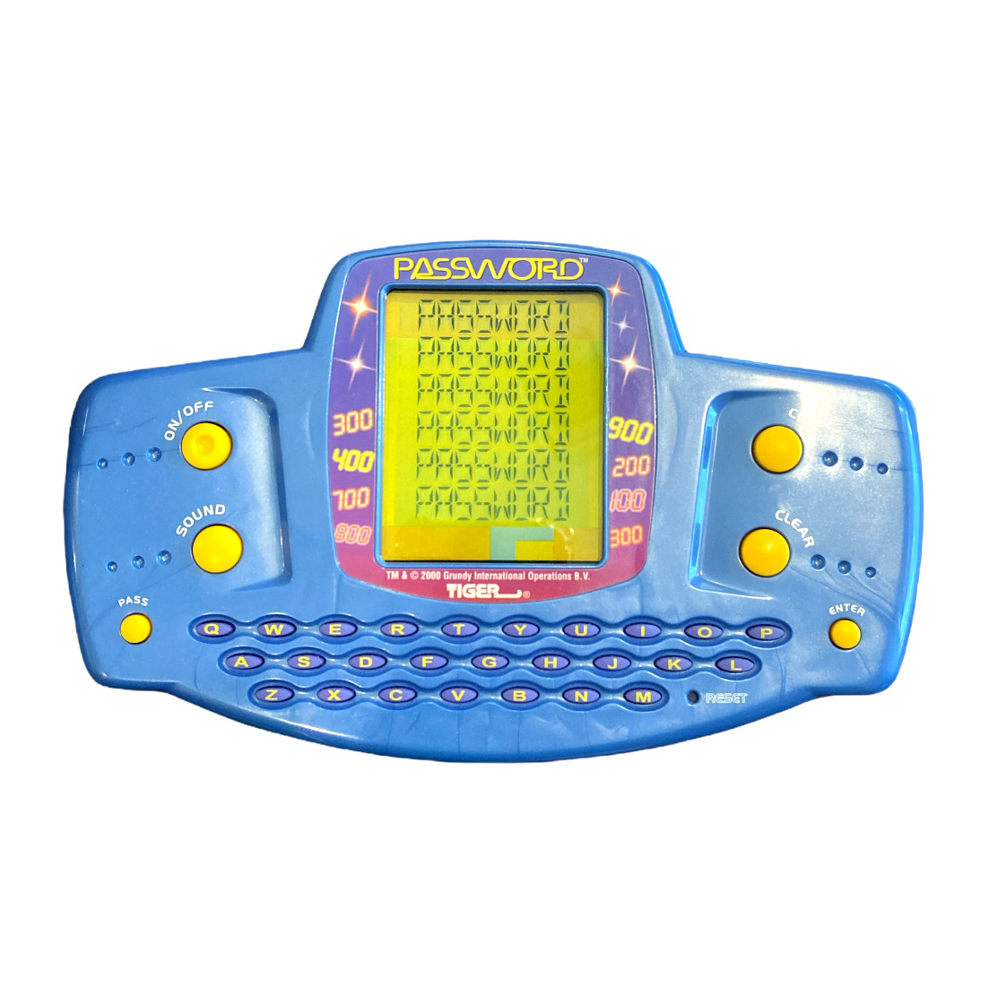 Vintage Tiger Electronics PASSWORD Handheld Game Y2K 2000 - Tested Works!