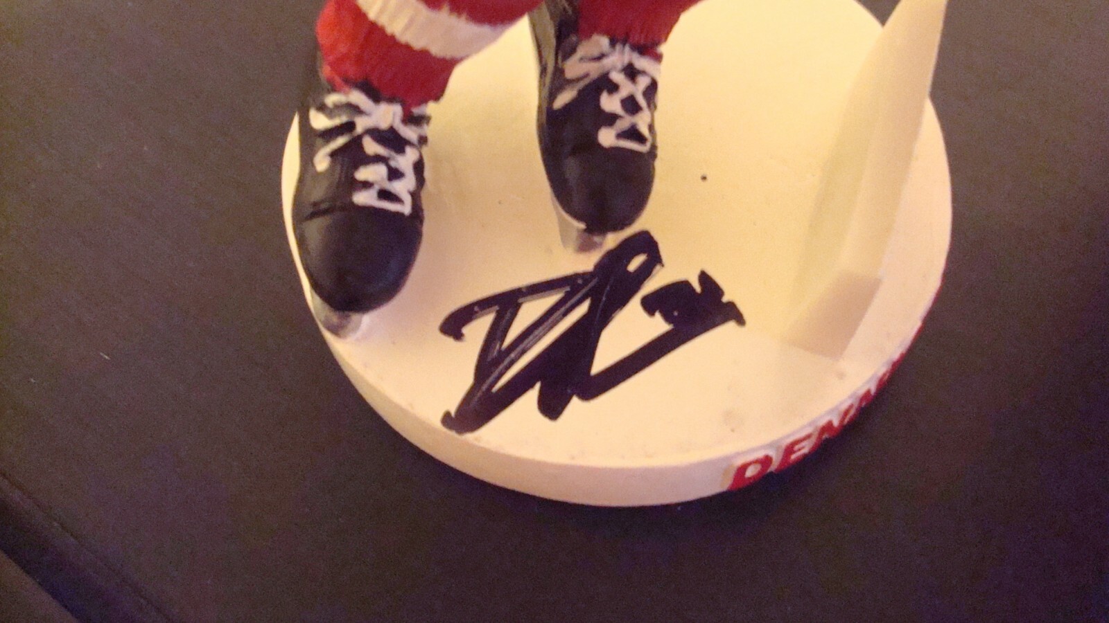 Dennis Cholowski autographed 2018-19 Red Wings limited edition bobblehead