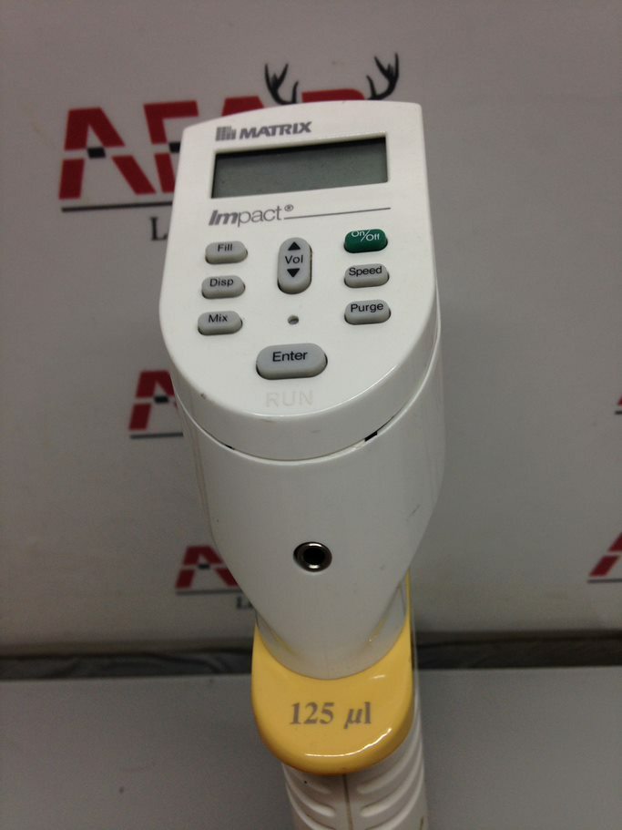 Matrix Impact Multichannel 12 Channel 125 µL Electronic Pipette
