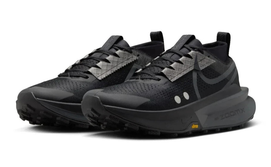 Nike ZoomX Zegama Trail 2 Black Anthracite Mens Sz US 10.5 Trail Running Shoes ✅