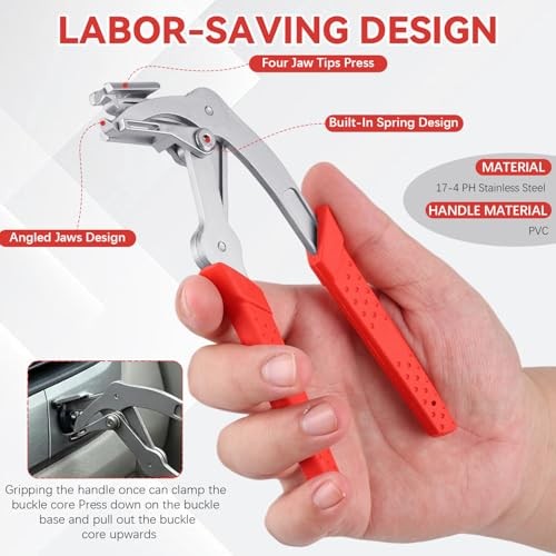 Professional Plastic Fastener for Car Clips & Panel Clip Removal Pliers