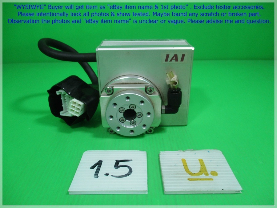 IAI RCP2CR-RTC-I-28P-30-330,Rotary Stage as photos, sn:3058,For part not working