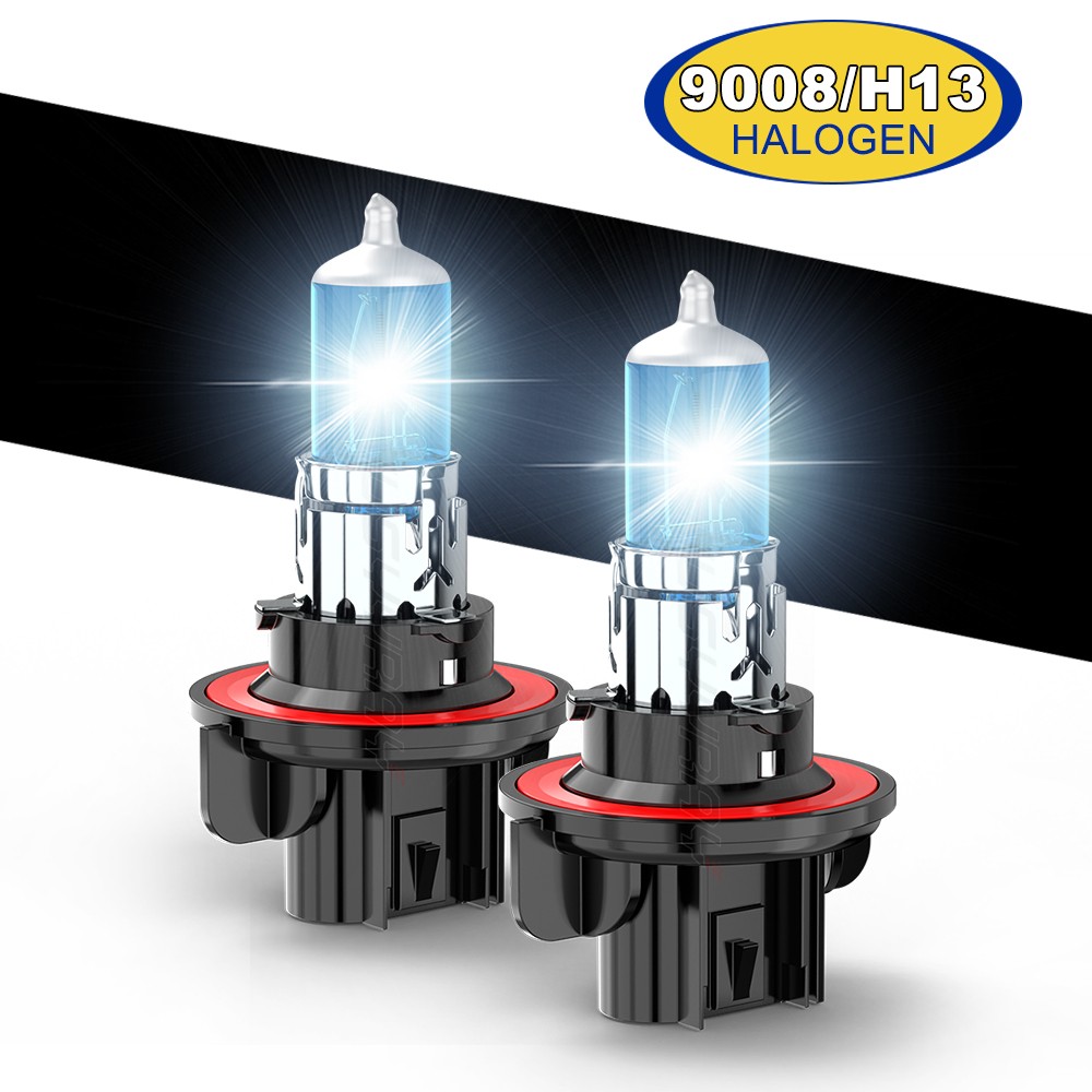 Halogen Headlight Bulbs for Dodge Ram 1500 2500 3500 2006-2012 High Low Beam Kit
