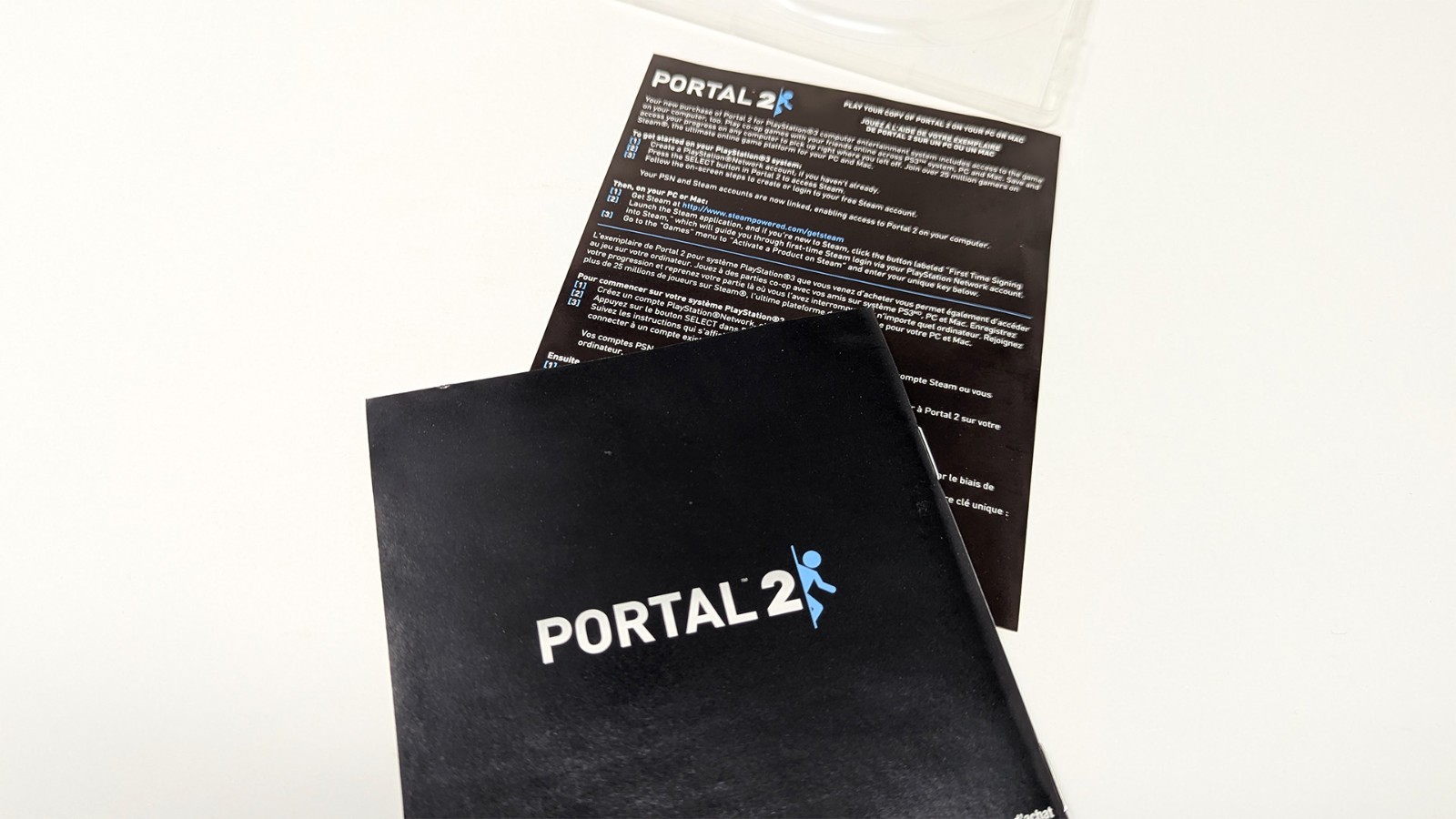 Portal 2 (PS3 PlayStation 3) Case + Manual + Insert (No Game)