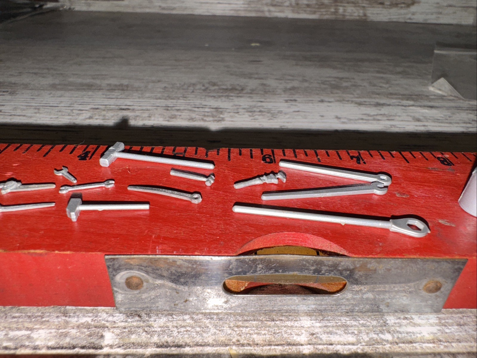 1/16 Scale Hand Tools Screw Jack Wrenches Oil Can Hammers