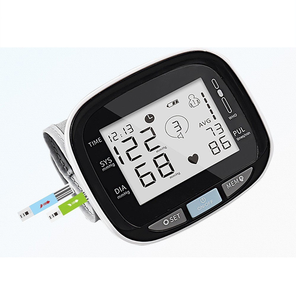 3-in-1 Blood Pressure Monitor + Uric acid Meter + Blood Glucose Meter