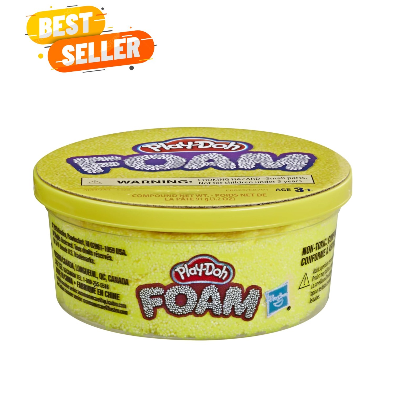 Delightful Yellow Non-Toxic Foam for 3+  Olds - Shape, Squeeze, and Play!