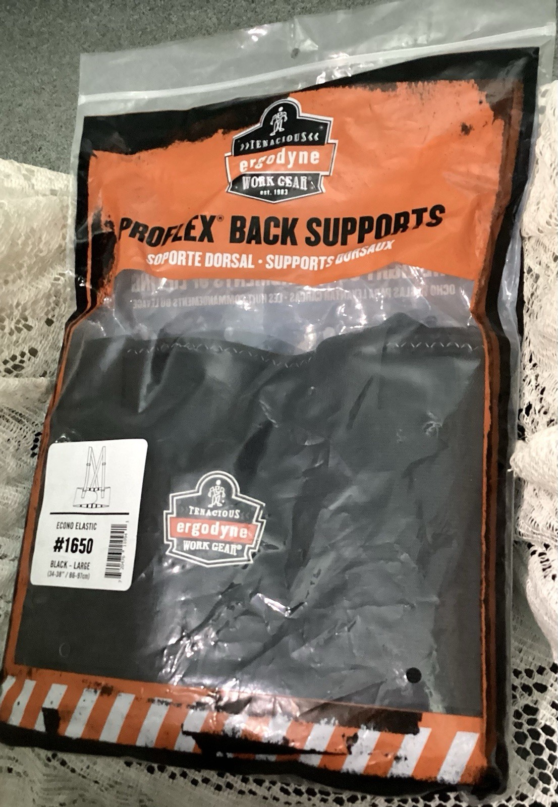 Proflex Back Supports, Large(34-38/86-97 cm), Ergodyne Work Gear