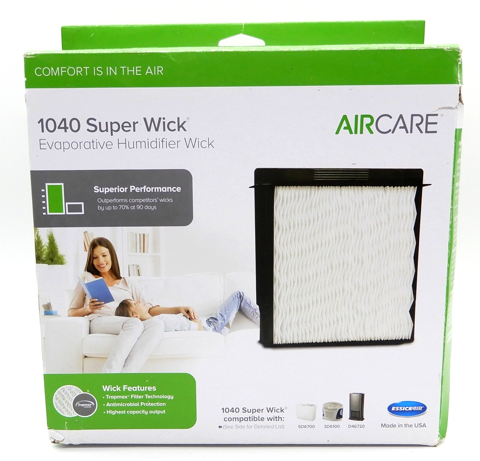 AIRCARE 1040 Super Wick Humidifier Replacement Filter 2-Pack USA