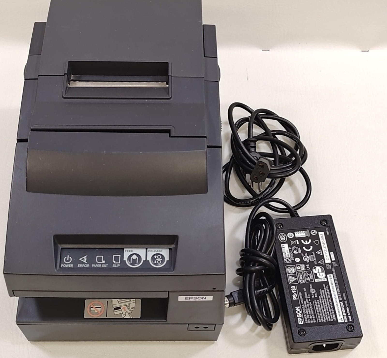 Lot Of 6 Epson TM-H6000III-M147H Point-of-Sale Receipt Printer W/Power AC