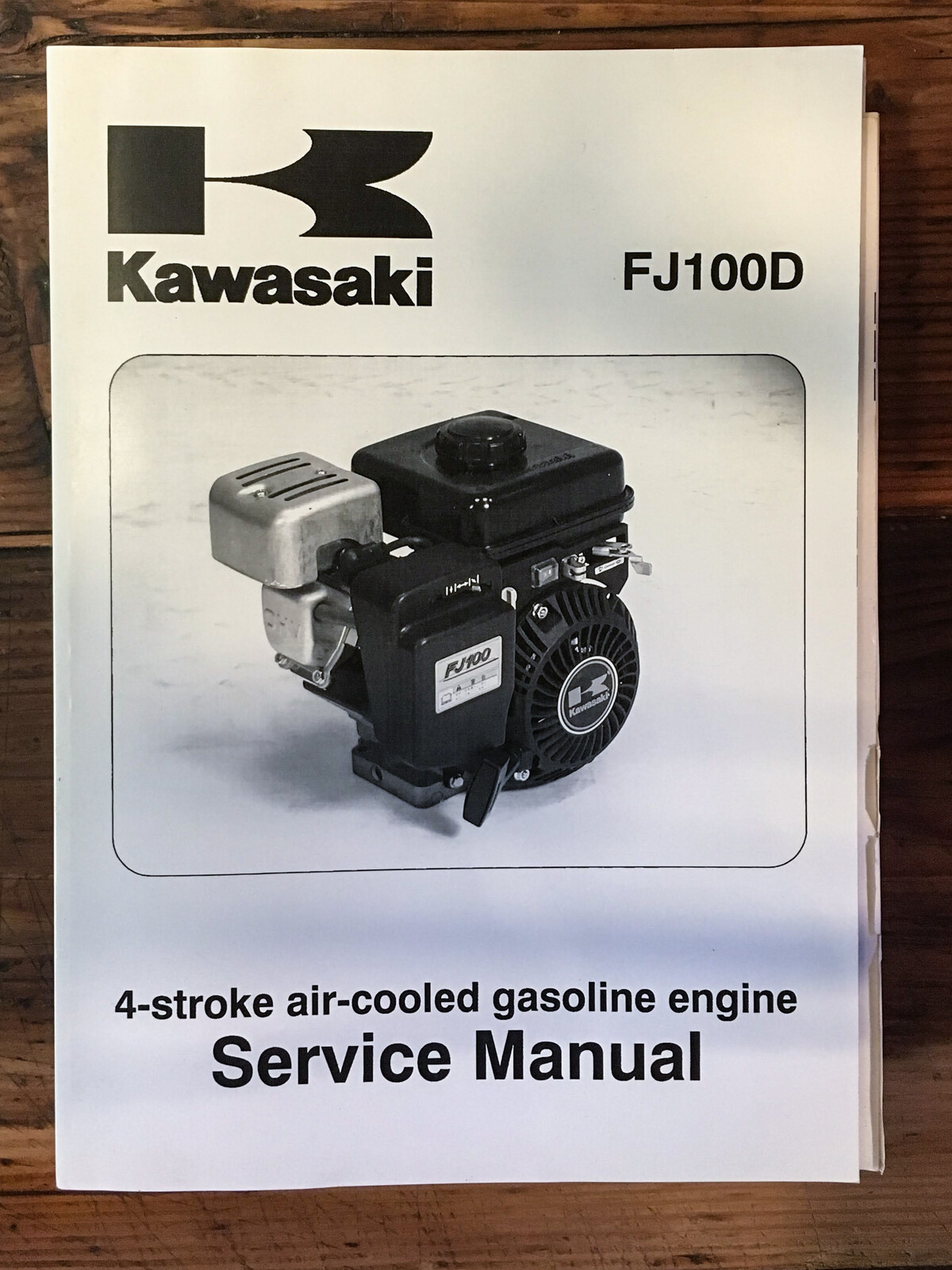 Kawasaki FJ100D / FJ 100 D 4 Stroke Engine Service / Workshop Manual *Orig*