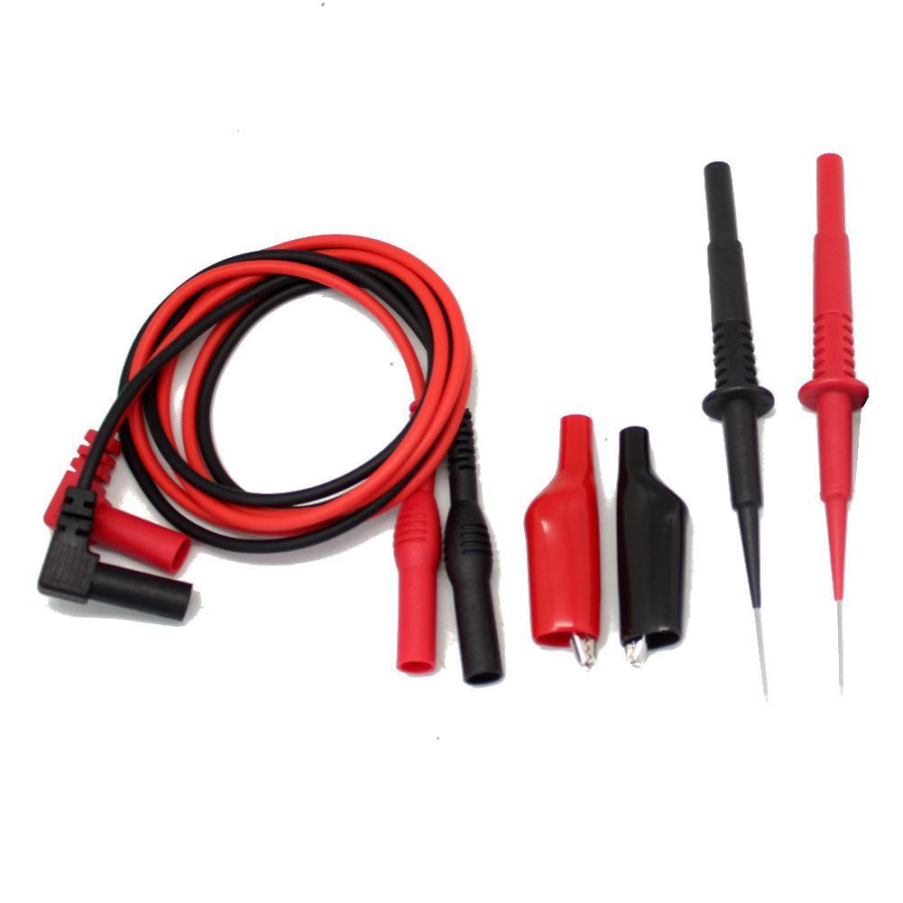Needle tip test lead mini-hooks alligator clips PVC extensions TLP20155