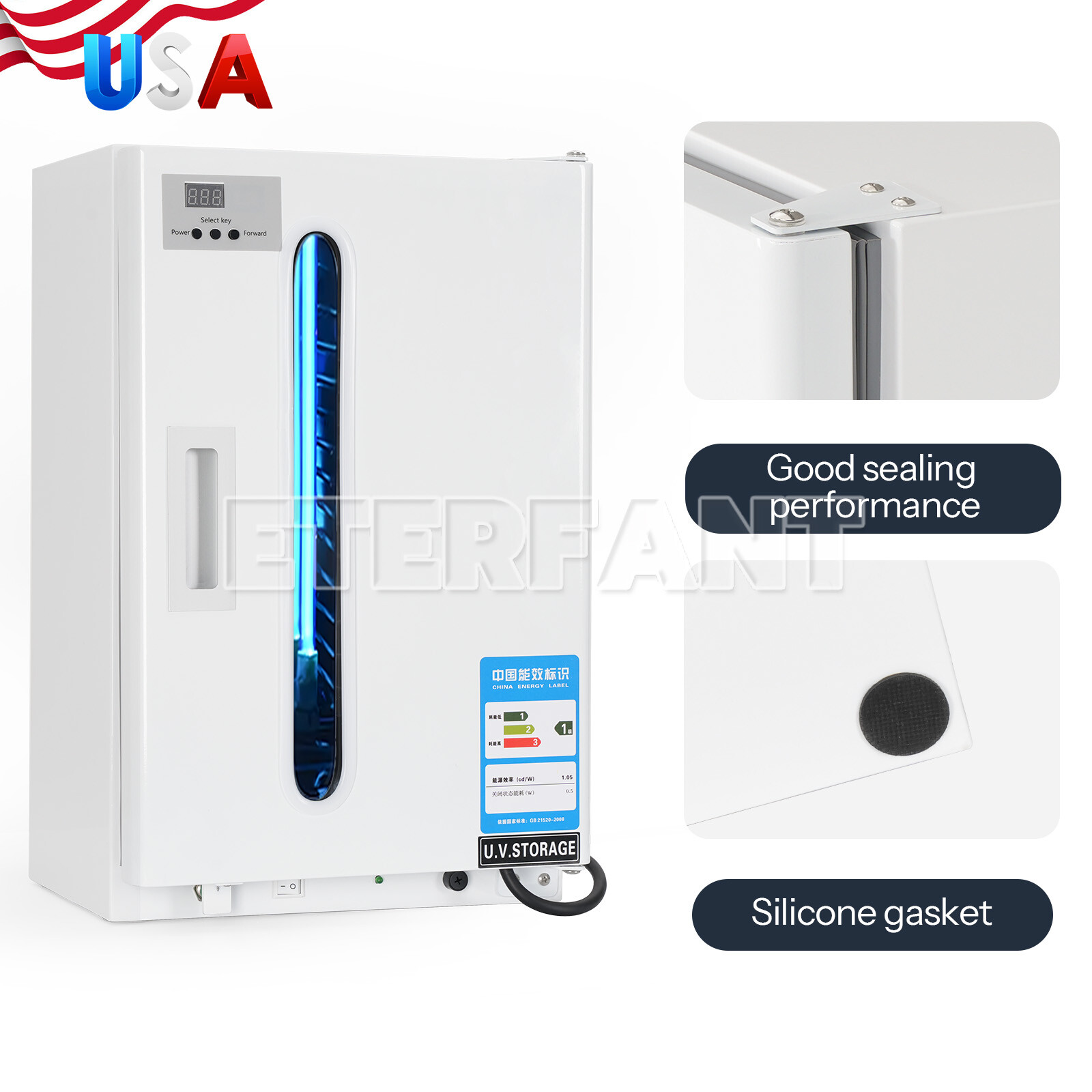 27L Medical Surgical UV Sterilizer Surgical Dental Sterilization Cabinet Trays
