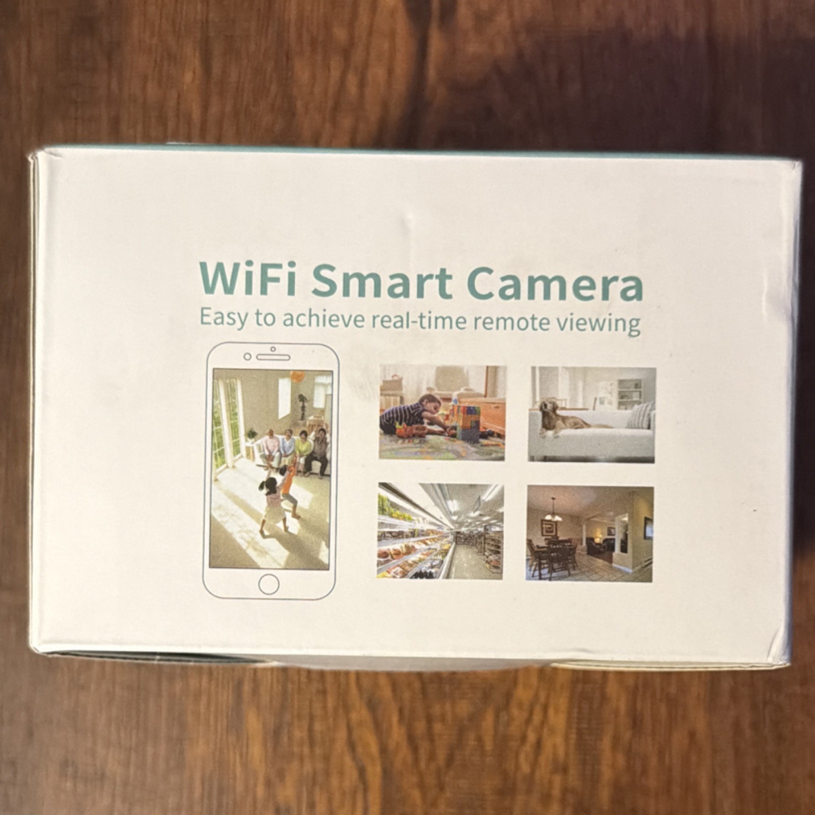 WiFi Smart Camera Wireless Indoor IP Network Surveillance, White
