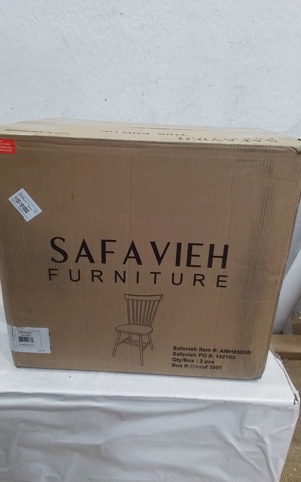 Safavieh PARKER SPINDEL SIDE CHAIR, Reduced Price 2172731199 AMH8500B
