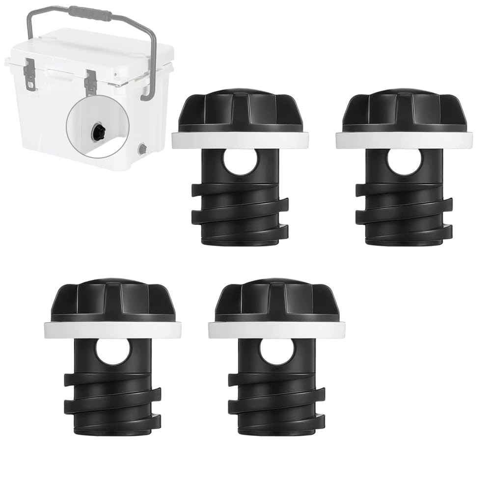 Cooler Drain Plug Replacement Parts, 4 Pcs 1.1"W x 1.8"L