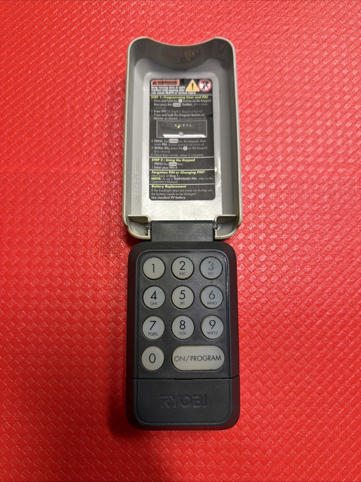RYOBI GDA300 Garage Door Opener Outdoor Wireless Keypad
