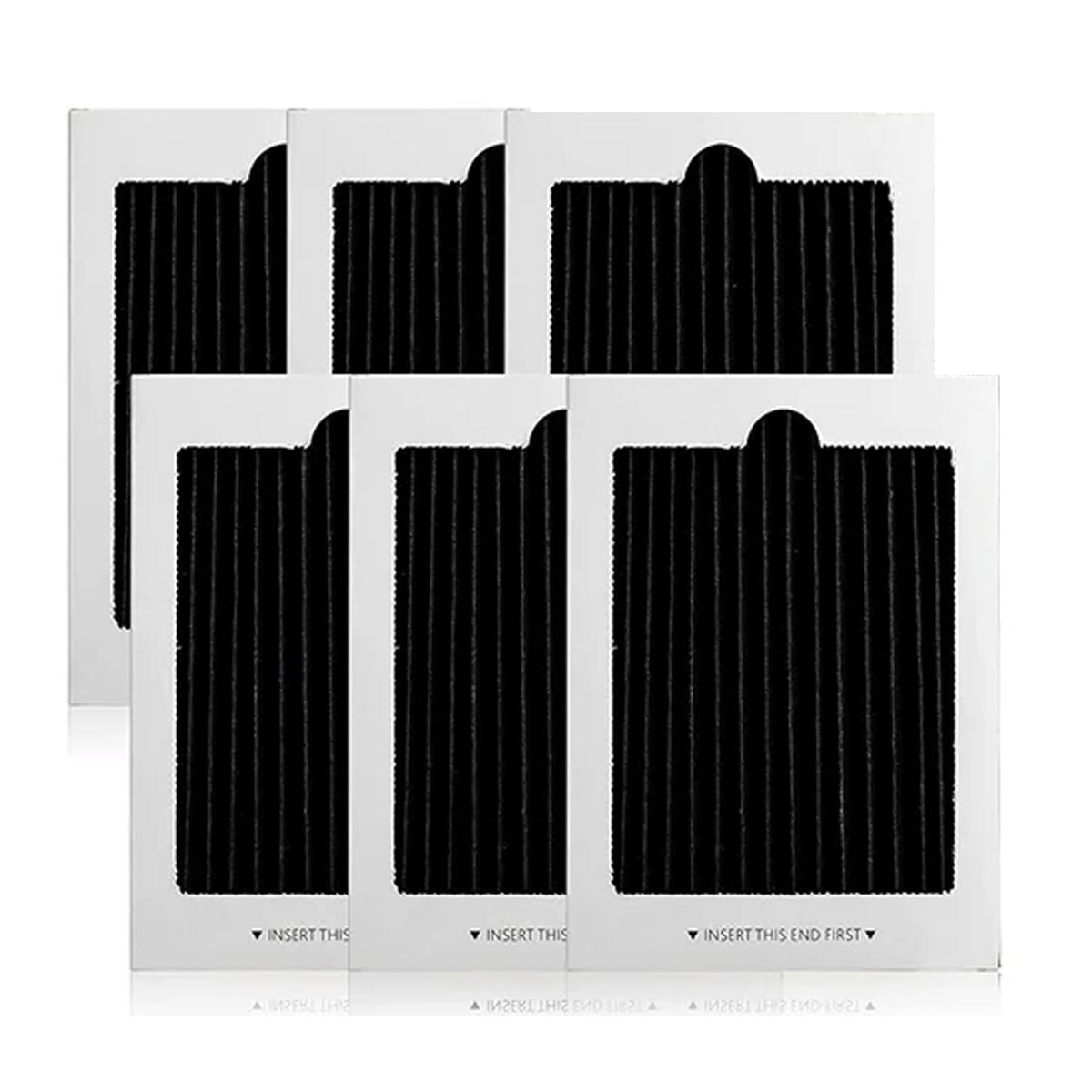 6-Pack Refrigerator Air Filter Replacement for Frigidaire & Electrolux EAFCBF