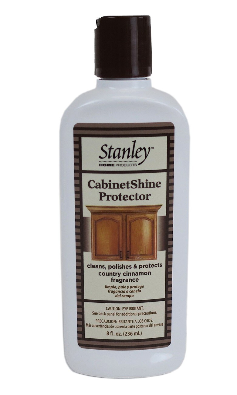 Stanley Home Products Cabinet Shine Protector Cleans & Polishes Wood Cabinets