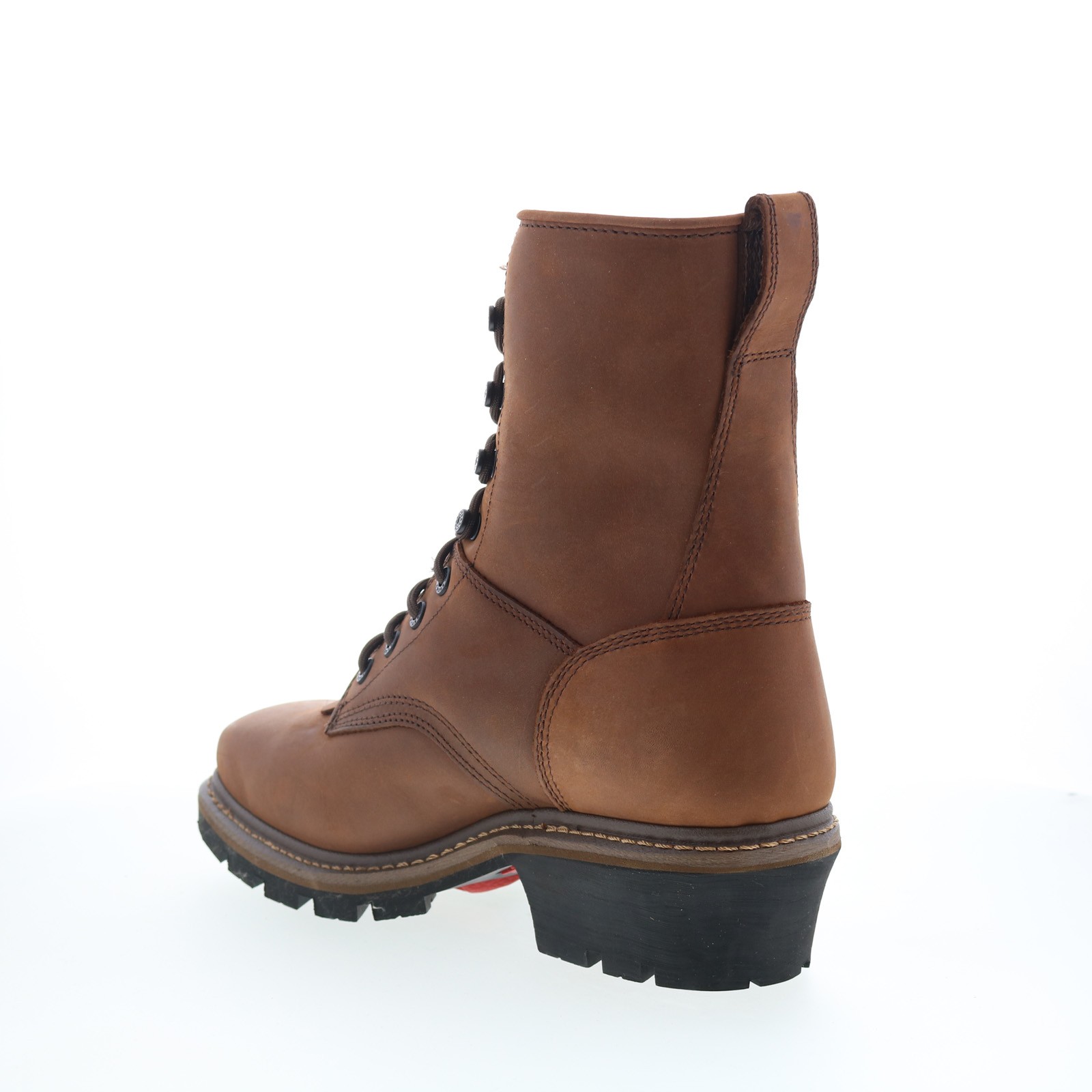 Rocky Square Toe Logger Composite Toe WP 9" Mens Brown Wide Work Boots