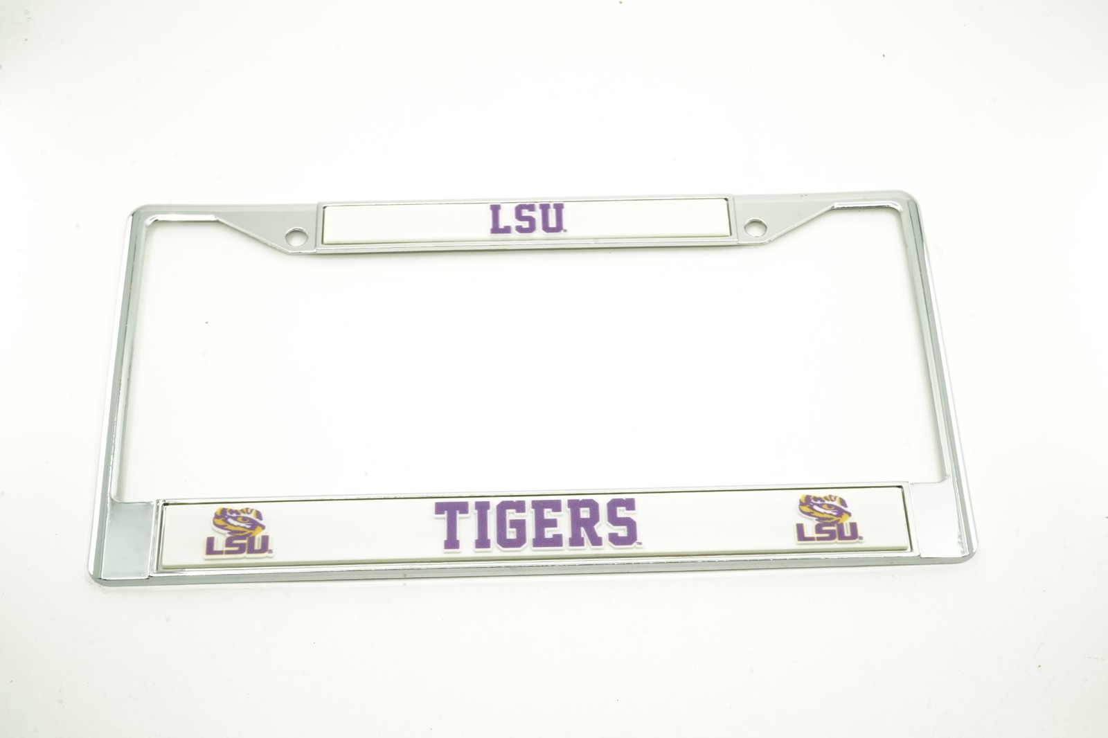 Louisiana State Univ. LSU Tigers Official Chrome Auto Car License Plate Frame